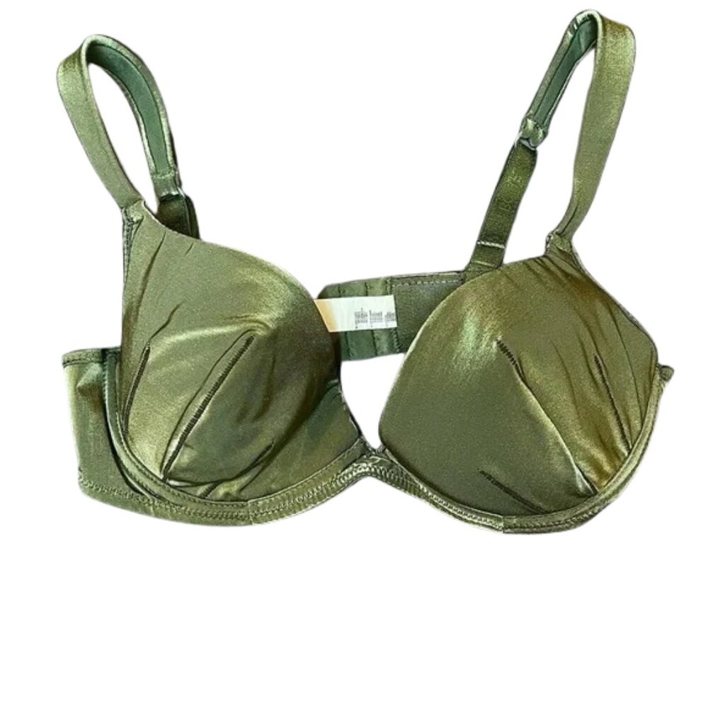 Vintage Bolero Green Bra Size 34C Made In France